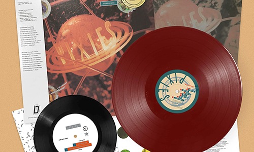 records on record sleeves